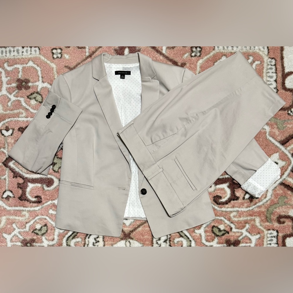 Ann Taylor Polka Dot Pant Suit